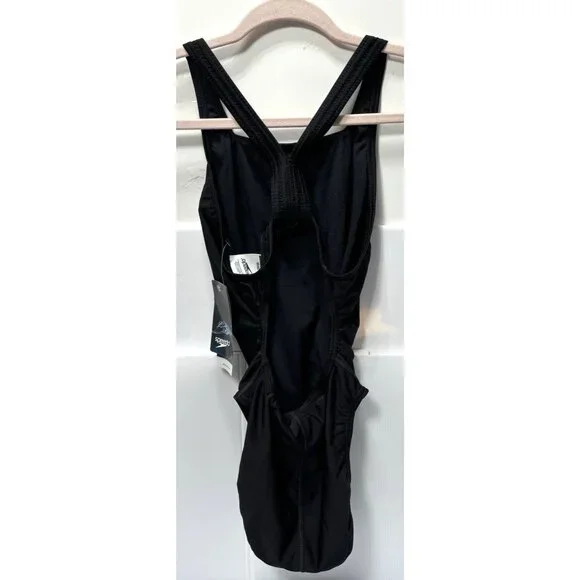Speedo Women's Super ProLT One Piece Swimsuit Black Size 10 US 36 EU Durable Pro - Picture 8 of 12